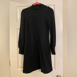 Kate Spade long sleeve mock neck dress, size M